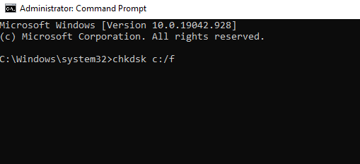 run chkdsk command to retrieve images from nikon camera