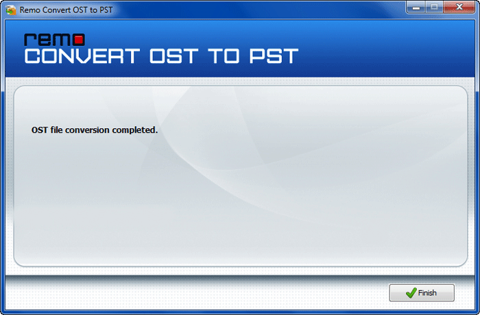 Once the OST file is converted, you can access all your Outlook items from new PST file